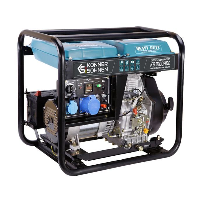 Генератор Konner&Sohnen KS 8100HDE 230V, 6.5kW, електростарт (KS8100HDE) изображение 2