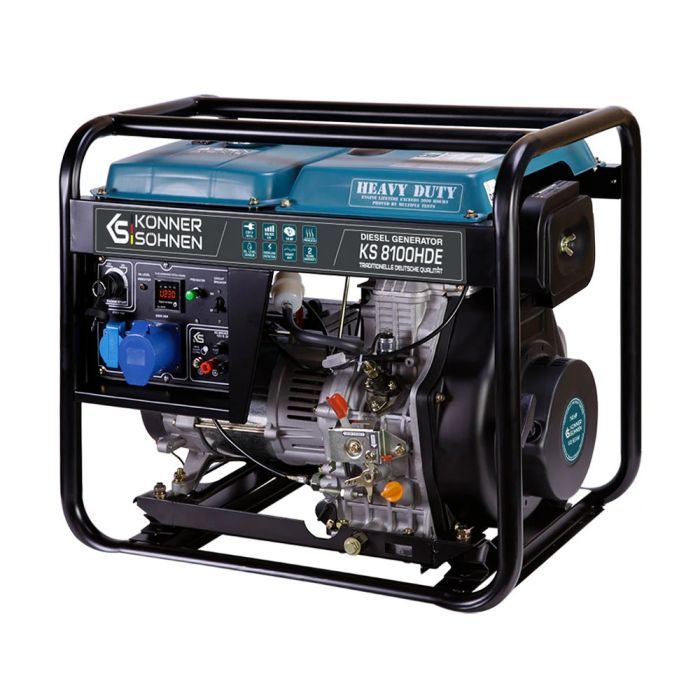 Генератор Konner&Sohnen KS 8100HDE 230V, 6.5kW, електростарт (KS8100HDE) изображение 3