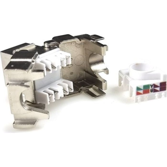 Модуль Keystone RJ45 STP, кат.6, вузький, Toolless, безінструментальний Eserver (WT-2201B) зображення 2