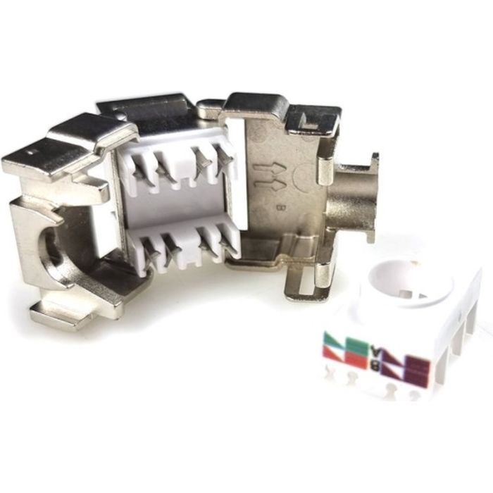 Модуль Keystone RJ45 STP, кат.6, вузький, Toolless, безінструментальний Eserver (WT-2201B) зображення 3