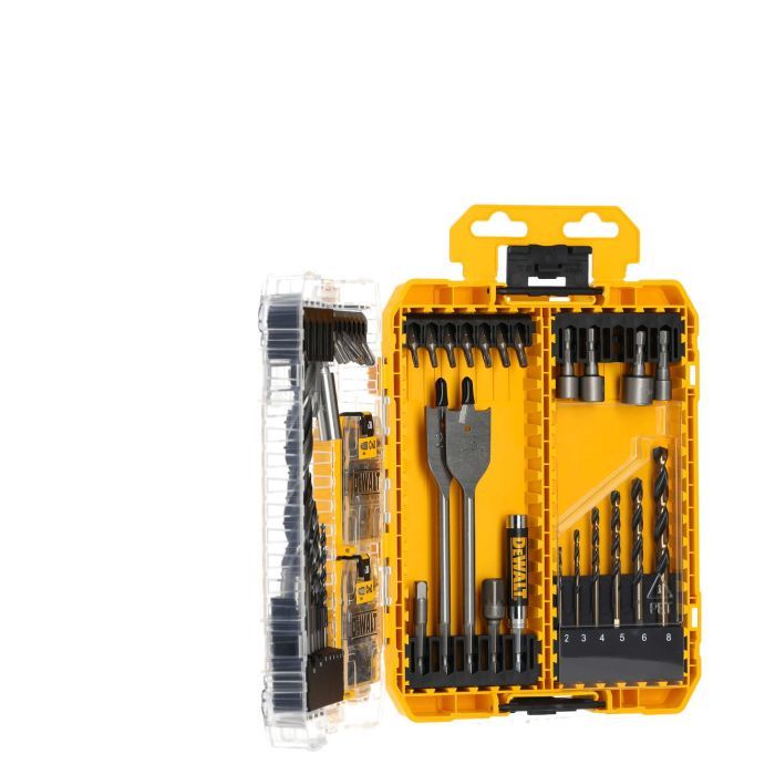 Набор сверл и бит DeWALT 100 шт, кейс Tough Case (DT70784) изображение 2