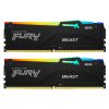 Модуль памяти для компьютера DDR5 16GB (2x8GB) 6000 MHz Beast RGB EXPO Kingston Fury (ex.HyperX) (KF560C30BBEAK2-16)