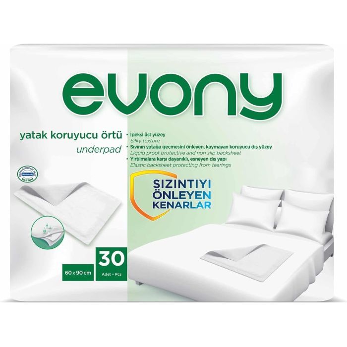 Пеленки для младенцев Evony 60 х 90 30 шт (8690536804368)