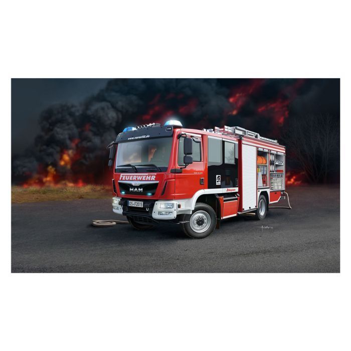 Сборная модель Revell Пожарная машина VARUS 4x4 уровень 4 масштаб 1:24 (RVL-07452) изображение 10
