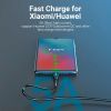 Дата кабель USB 2.0 AM to Type-C 0.5m 5.0A (25W) PVC black Vention (CORBD) зображення 5