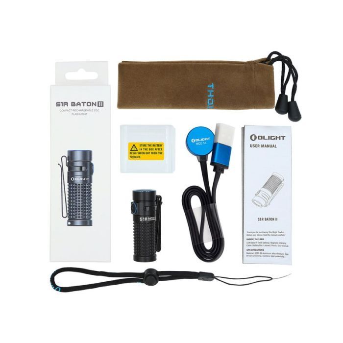 Фонарь Olight S1R Baton II Black (0.0000.0126) изображение 10