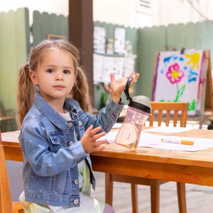 Поильник-непроливайка Chicco Kids Cup Розовый 350 мл (06910.10) изображение 2