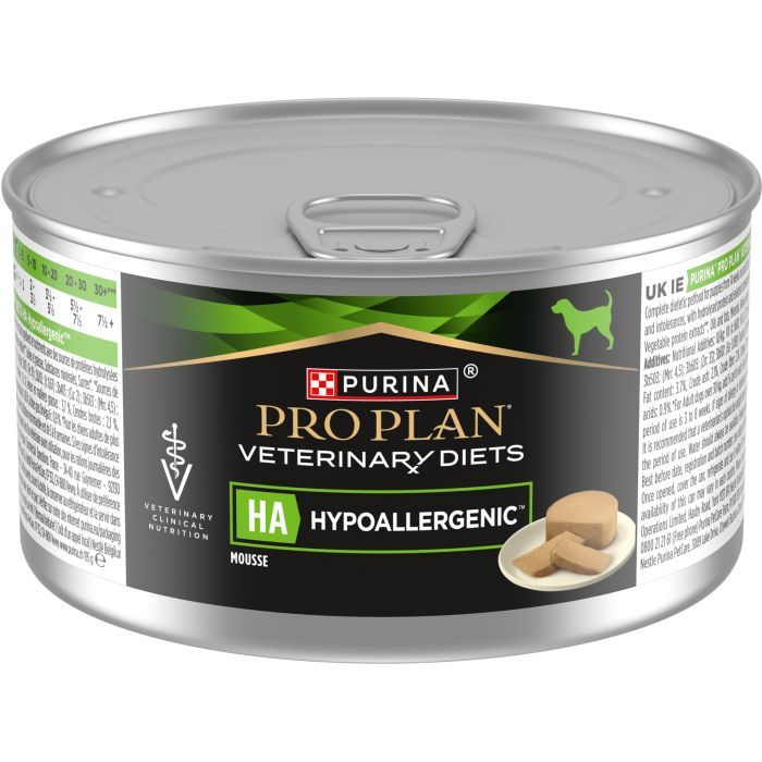 Влажный корм для собак Purina Pro Plan Veterinary Diets HA Hypoallergenic Мусс 195 г (7613287862327) изображение 2