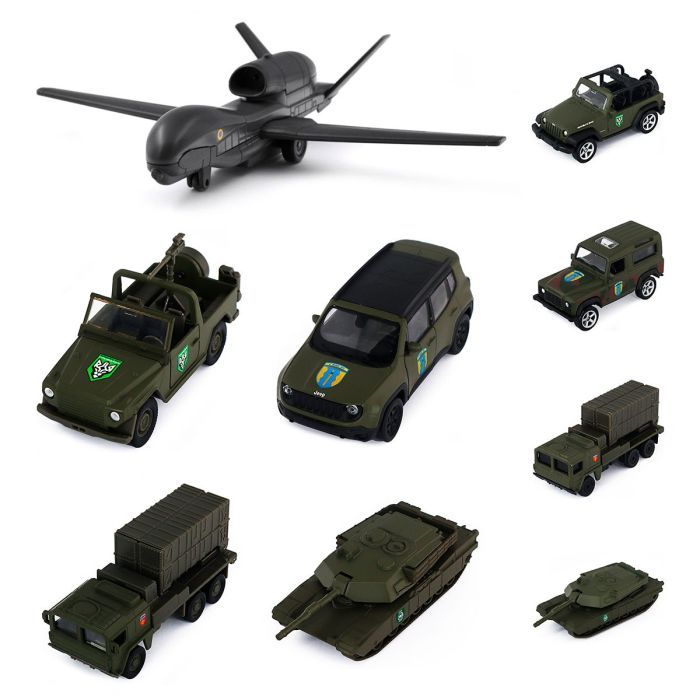 Спецтехника TechnoDrive серии Шевроны Героев - Танк - 1 ОТБр (250332W2) изображение 3