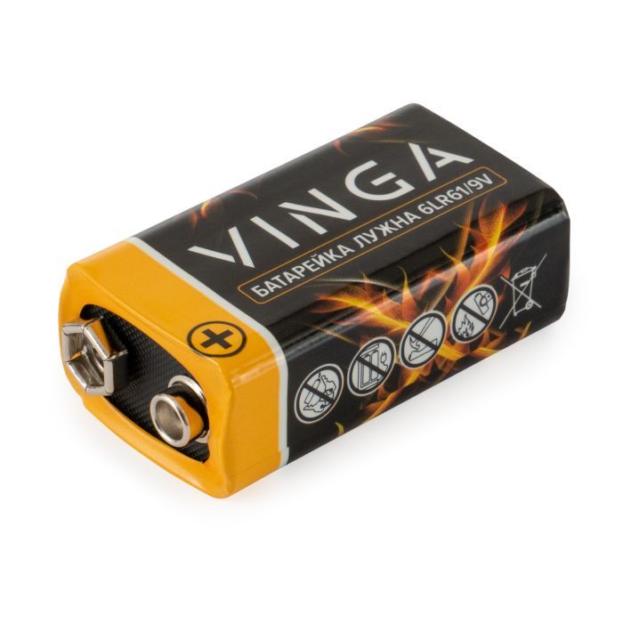 Батарейка 9V 6LR61 Alkaline Vinga (VJAB9V1) изображение 3