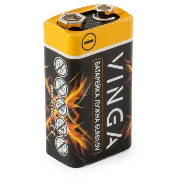 Батарейка 9V 6LR61 Alkaline Vinga (VJAB9V1) изображение 4