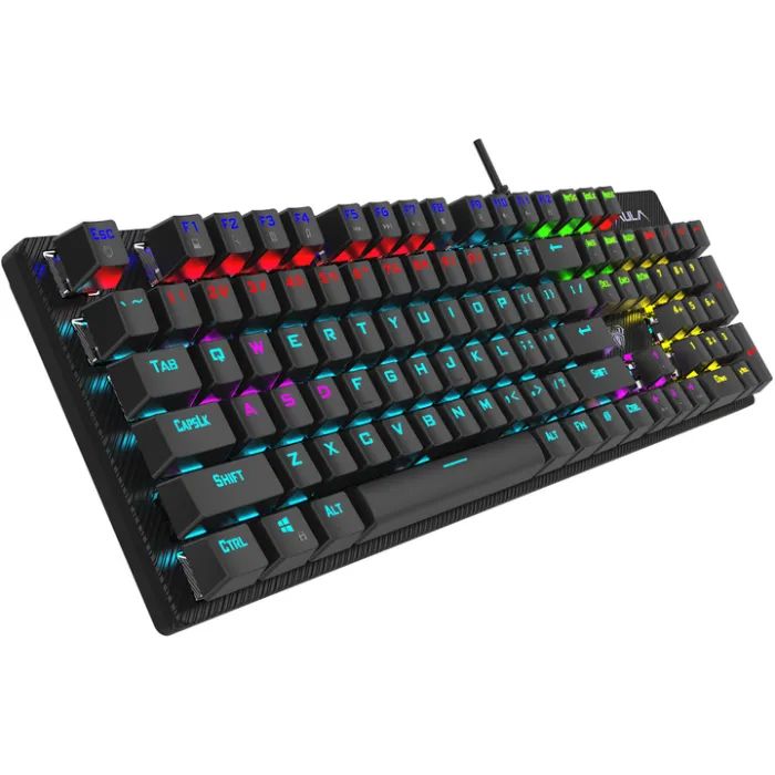 Клавиатура Aula S2022 KRGD Blue Hot-Swap USB UA Black (6948391202235) изображение 3