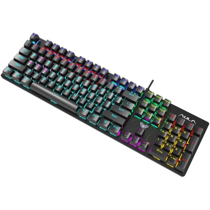 Клавиатура Aula S2022 KRGD Blue Hot-Swap USB UA Black (6948391202235) изображение 4