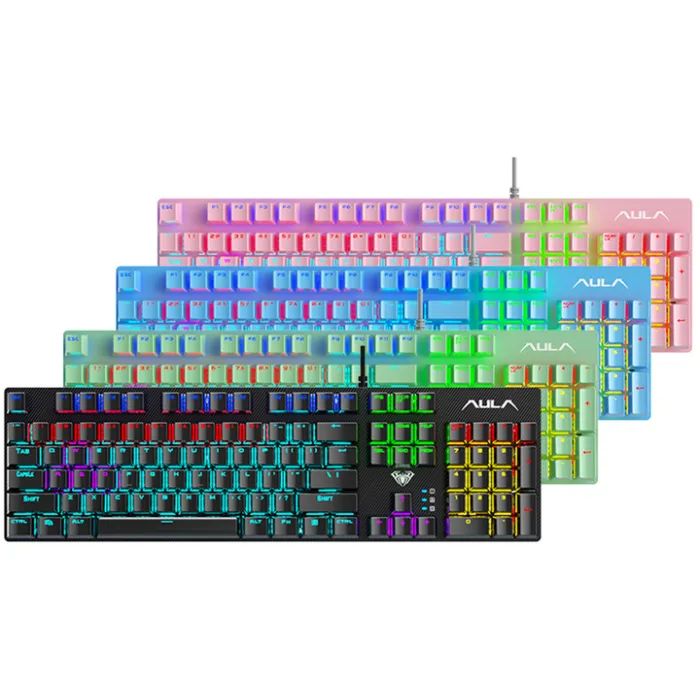 Клавиатура Aula S2022 KRGD Blue Hot-Swap USB UA Black (6948391202235) изображение 8