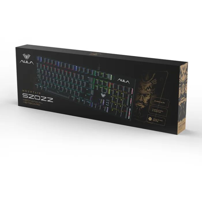 Клавиатура Aula S2022 KRGD Blue Hot-Swap USB UA Black (6948391202235) изображение 9