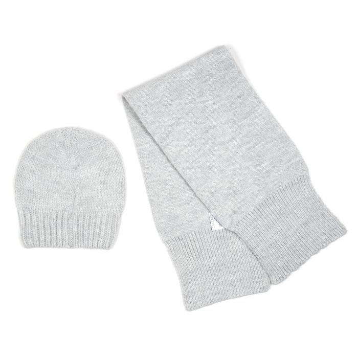Шапка детская Na с шарфом (NA 1188-48-gray) изображение 2
