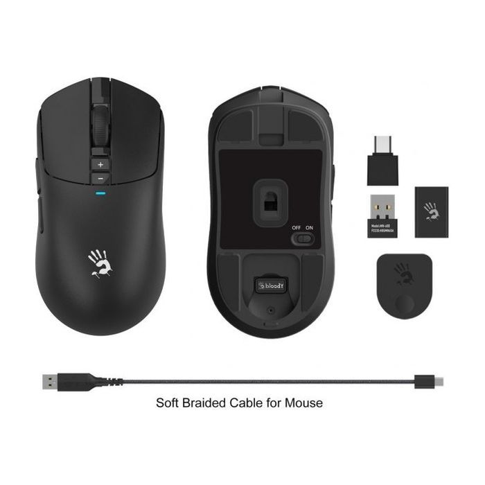 Мышка A4Tech Bloody R72 Ultra Wireless/USB Black (4711421000895) изображение 9