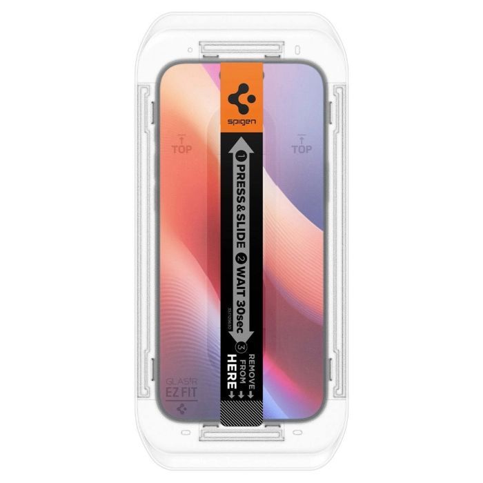 Скло захисне Spigen iPhone 16 Pro Glas.tR EZ Fit (2 Pack) (AGL07928) зображення 6