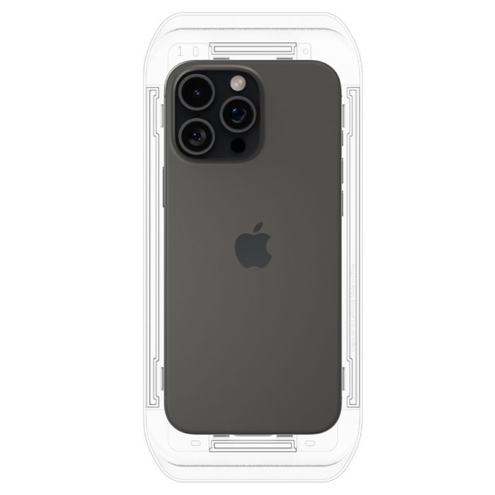 Скло захисне Spigen iPhone 16 Pro Glas.tR EZ Fit (2 Pack) (AGL07928) зображення 8