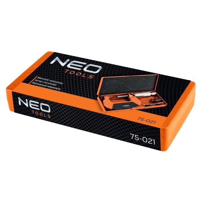 Мікрометр Neo Tools з верн'єром 25-50 мм, ±0.01 мм/м (75-021) зображення 9