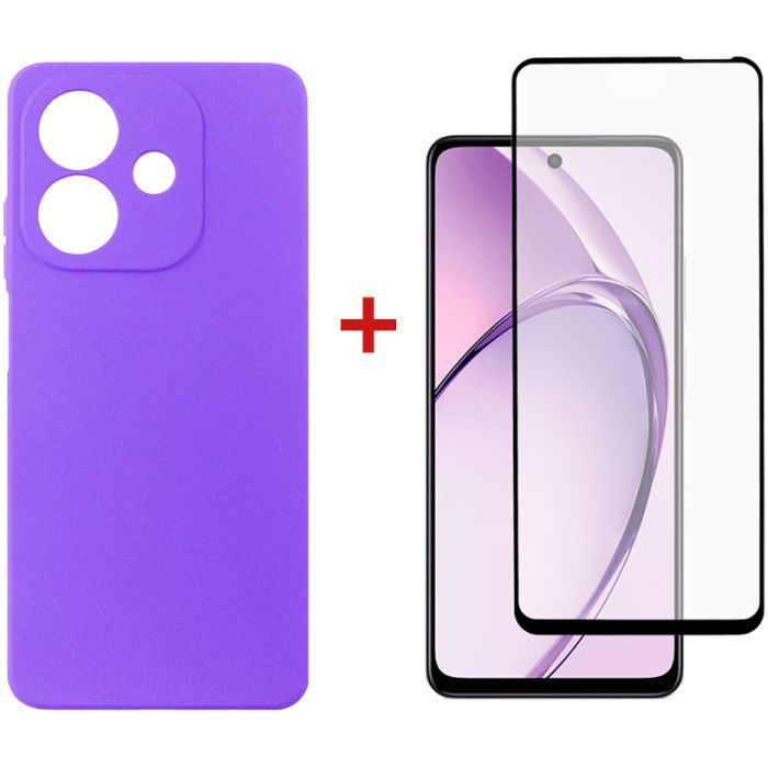 Чехол для мобильного телефона Dengos Oppo A3X Carbon + glass (Black) (DG-KM-123)