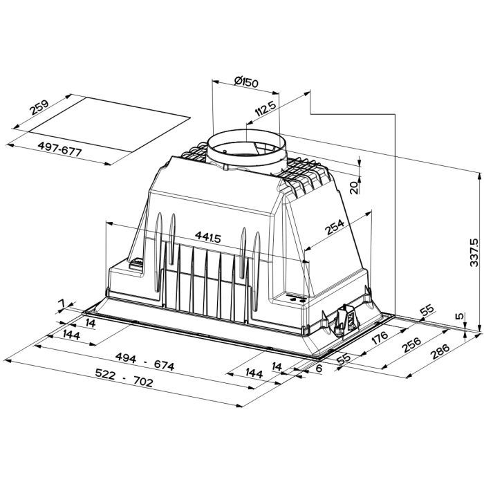 Витяжка кухонна Faber Inka Lux Smart Ev8 X A70 (305.0604.604) зображення 2