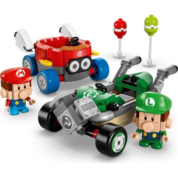 Конструктор LEGO Super Mario Mario Kart – Baby Mario vs. Baby Luigi (72034) изображение 3