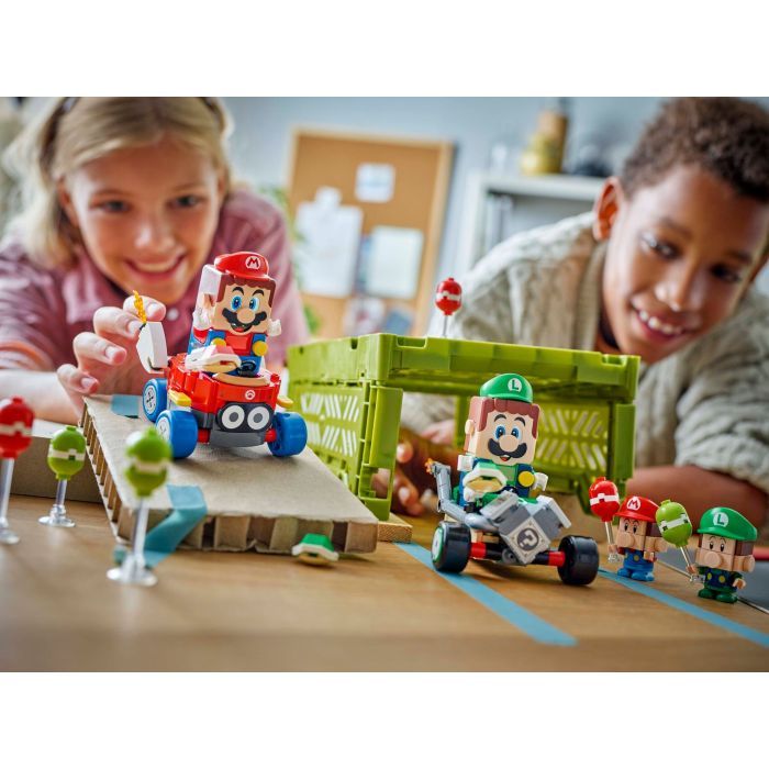 Конструктор LEGO Super Mario Mario Kart – Baby Mario vs. Baby Luigi (72034) изображение 9