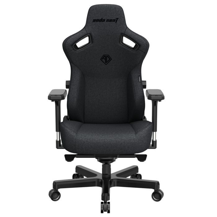 Кресло игровое Anda Seat Kaiser 3 Fabric Size L Dark Gray (AD12YDC-L-01-GB-CF) изображение 2