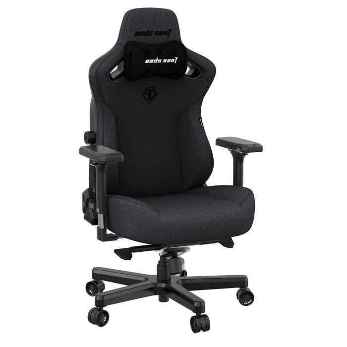 Кресло игровое Anda Seat Kaiser 3 Fabric Size L Dark Gray (AD12YDC-L-01-GB-CF) изображение 3