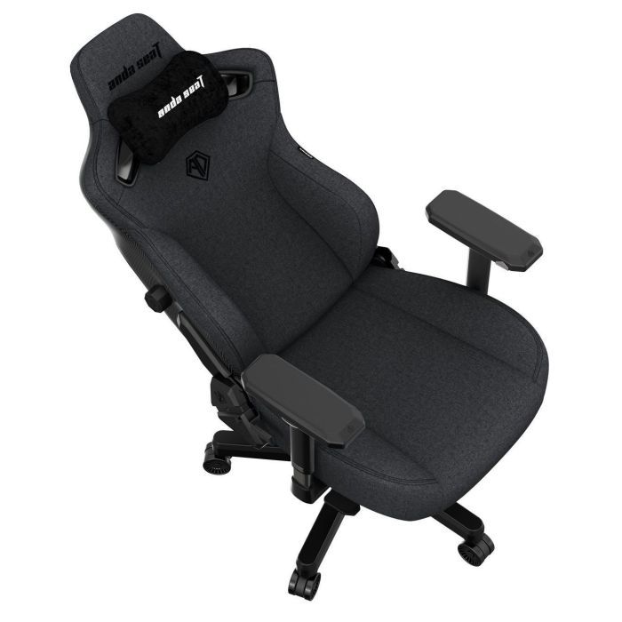 Кресло игровое Anda Seat Kaiser 3 Fabric Size L Dark Gray (AD12YDC-L-01-GB-CF) изображение 8