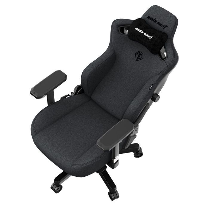 Кресло игровое Anda Seat Kaiser 3 Fabric Size L Dark Gray (AD12YDC-L-01-GB-CF) изображение 9