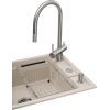 Мийка кухонна GRANADO Royal Estella terra (+ подрібнювач Algar 1000 + змішувач Ferrol inox + дозатор Redondo inox + ко (ksg0303) зображення 3