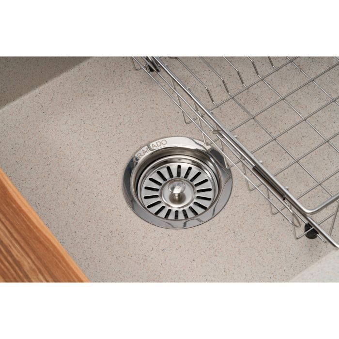 Мийка кухонна GRANADO Royal Estella terra (+ подрібнювач Algar 1000 + змішувач Ferrol inox + дозатор Redondo inox + ко (ksg0303) зображення 4