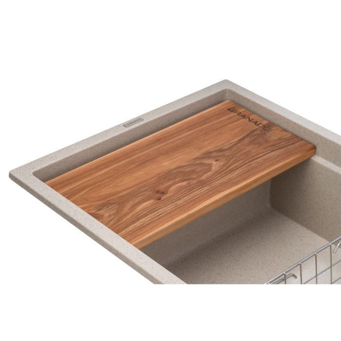 Мийка кухонна GRANADO Royal Estella terra (+ подрібнювач Algar 1000 + змішувач Ferrol inox + дозатор Redondo inox + ко (ksg0303) зображення 5