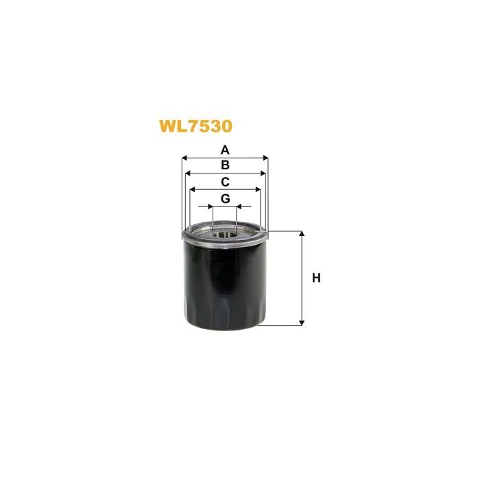 Фильтр масляный Wixfiltron WL7530