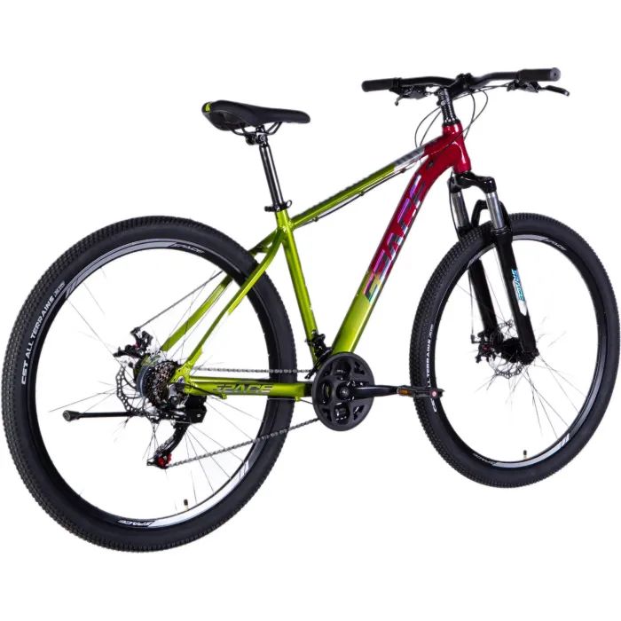 Велосипед Space 27.5" Phaeton AM DD рама-19" Al зелено-рожевий 2025 (OPS-SP-27.5-038) изображение 3