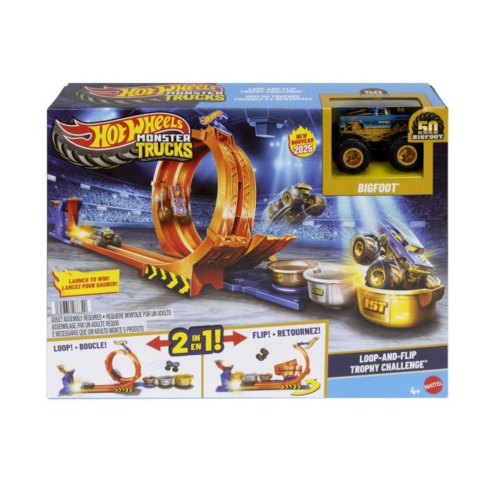 Автотрек Hot Wheels Monster Trucks Петли и трюки (JBX64) изображение 4