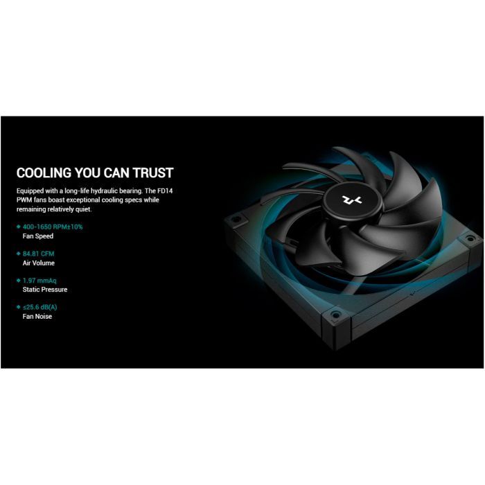 Кулер для корпуса Deepcool FD14 изображение 10