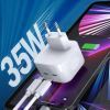 Зарядное устройство XO QC 3.0 L102 35W/2 USB-C White (XO-L102-WH) изображение 4