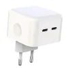 Зарядное устройство XO QC 3.0 L102 35W/2 USB-C White (XO-L102-WH)