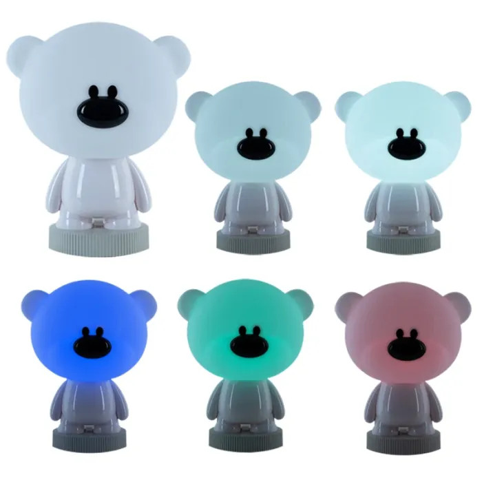 Ночник Kite Светильник LED с аккумулятором Bear, белый, белый (K24-490-2-1) изображение 4
