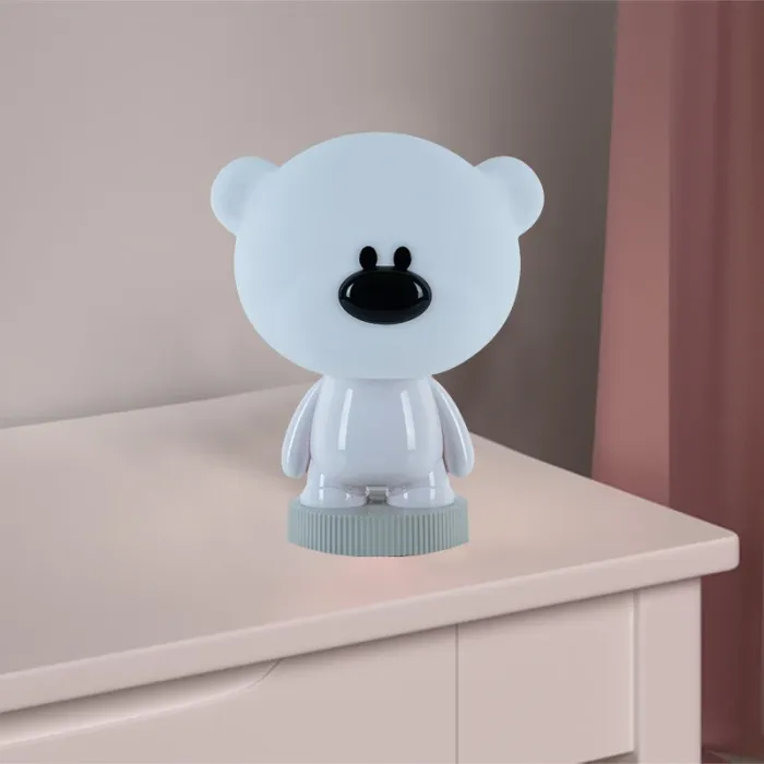 Ночник Kite Светильник LED с аккумулятором Bear, белый, белый (K24-490-2-1) изображение 5