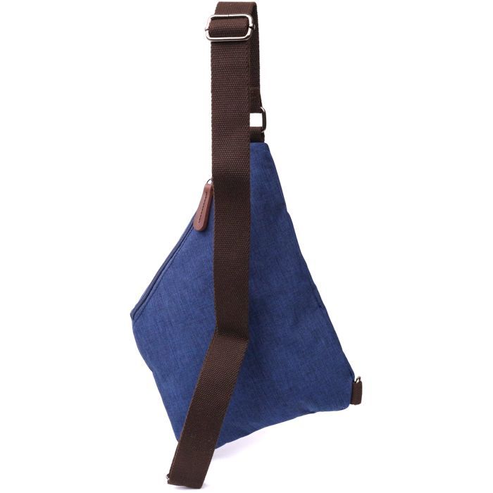 Сумка Vintage Через плечо из текстиля Синяя (22199) изображение 2