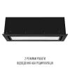 Вытяжка кухонная Perfelli DESIGN VISION 9 NERO SILENZIO изображение 3