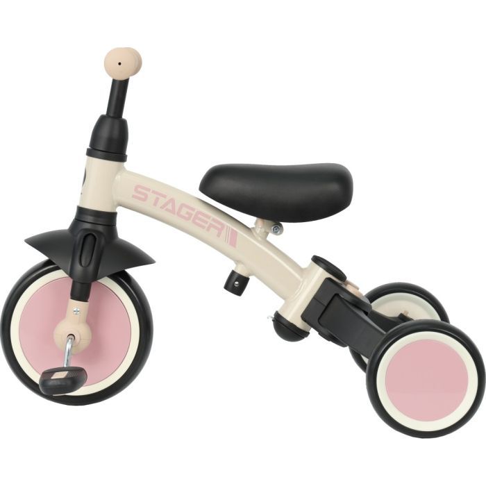 Детский велосипед QPlay Stager 3 в 1 з ручкою, біговел, Black (T80STAGERBlack) изображение 4