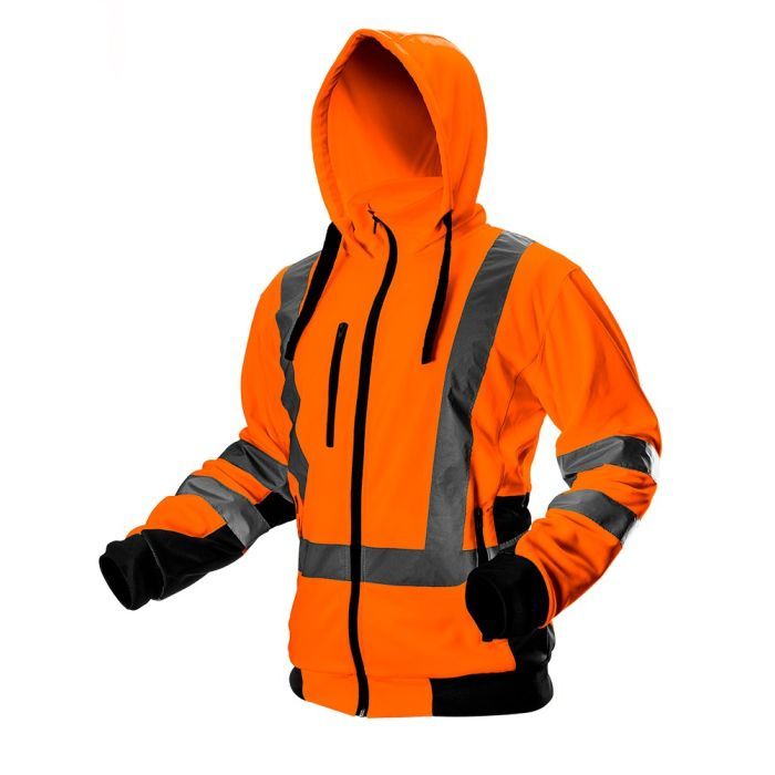 Куртка робоча Neo Tools Basic, XL(54), підвищеної видимості, полиэстер, 240 г/м2, пом (81-746-XL)