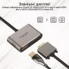 Переходник USB-C to HDMI/VGA mediahub-c2.grey Promate (mediahub-c2.grey) изображение 4