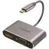 Переходник USB-C to HDMI/VGA mediahub-c2.grey Promate (mediahub-c2.grey)