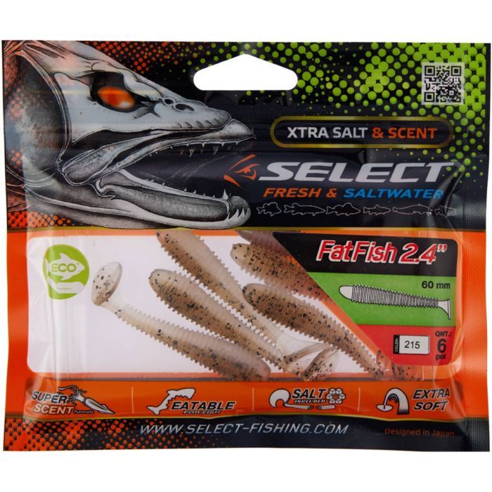 Силікон рибальський Select Fatfish 2.4" col.087 (6 шт/упак) (1870.29.32) зображення 2